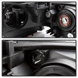 xTune Lexus GS300/GS350/GS430/GS450h/GS460 06 w/AFS XTune Projector Headlights HID Fit And Factory Headlight Washer Only Black