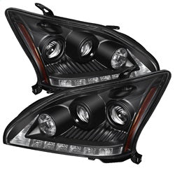 Spyder Signature Lexus RX330 04-06 Halogen Model Only DRL LED Projector Headlights Not Compatible With Xenon/HID Model High H7/Low H7 Included