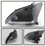 Spyder Signature Lexus RX330 04-06 Halogen Model Only DRL LED Projector Headlights Not Compatible With Xenon/HID Model High H7/Low H7 Included