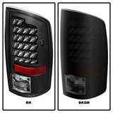 xTune Dodge Ram 1500/Ram 2500/Ram 3500 02-06 Black Housing XTune LED Tail Lights Smoke Lens