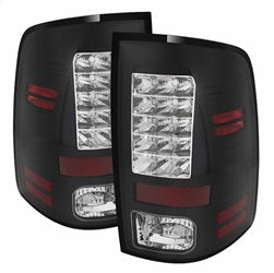 Spyder Ram 1500/2500/3500 13-18 LED Model Only LED Tail Lights Not Compatible w/Incandescent Model Black