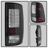 Spyder Ram 1500/2500/3500 13-18 LED Model Only LED Tail Lights Not Compatible w/Incandescent Model Black
