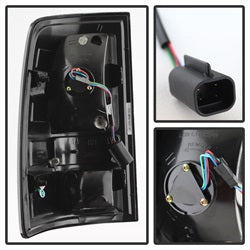 Spyder Ram 1500/2500/3500 13-18 LED Model Only LED Tail Lights Not Compatible w/Incandescent Model Black