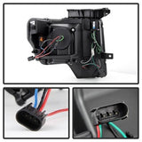 Spyder Signature Ford F-150 09-14 Light Bar DRL Projector Headlights Halogen Model Only Not Compatible w/Xenon/HID Model