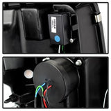 Spyder Signature Ford F-150 09-14 Light Bar DRL Projector Headlights Halogen Model Only Not Compatible w/Xenon/HID Model