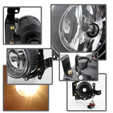 Spyder Mitsubishi Mirage 14-15 w/Switch OEM Fog Lights Clear