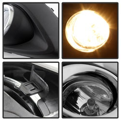 Spyder Mazda 3 14-16 w/Switch OEM Fog Lights Clear