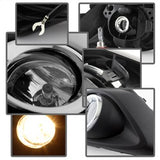Spyder Mazda 3 14-16 w/Switch OEM Fog Lights Clear