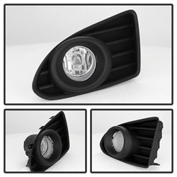 Spyder Scion iQ 12-13 w/Switch OEM Fog Lights Clear