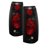 Spyder Chevy C/K Series 1500/2500/3500 88-98 / GMC Sierra 88-98 / Blazer 92-94 / Jimmy 92-94 / Suburban 92-99 / Tahoe 94-99 / Cadillac Escalade 99-00 / Yukon Denali 99-00 G2 Euro Style Tail Lights - Black Smoke