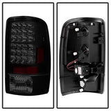Spyder Chevrolet Suburban 1500/Tahoe/Yukon/Yukon XL 1500 00-06 Lift Gate Style Only LED Tail Lights Black Smoke