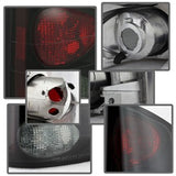 Spyder Chevrolet S10 Pickup/Sonoma/Hombre 94-04 Black Smoke Euro Style Tail Lights