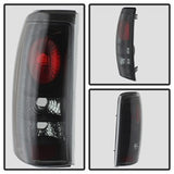 Spyder Chevy Silverado 1500/2500 99-02 (Not Fit Stepside) / GMC Sierra 1500/2500/3500 99-06 and 2007 Sierra Classic Euro Style Tail Lights - Black Smoke
