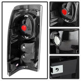 Spyder Chevy Silverado 1500/2500 99-02 (Not Fit Stepside) / GMC Sierra 1500/2500/3500 99-06 and 2007 Sierra Classic Euro Style Tail Lights - Black Smoke