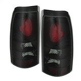 Spyder Chevy Silverado 1500/2500 99-02 (Not Fit Stepside) / GMC Sierra 1500/2500/3500 99-06 and 2007 Sierra Classic Euro Style Tail Lights - Black Smoke