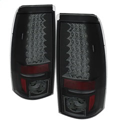 Spyder Chevy Silverado 1500/2500 99-02 (Not Fit Stepside) / GMC Sierra 1500/2500/3500 99-06 and 2007 Sierra Classic LED Tail Lights - Black Smoke