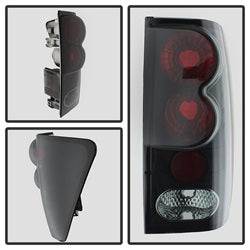 Spyder Nissan Titan 04-15 Black Smoke Euro Style Tail Lights