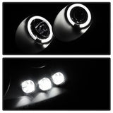 Spyder Signature Chevrolet Cobalt/G5/Pursuit 05-10 Replaceable LEDs Halo LED Projector Headlights High H1/Low H1 Included Black Smoke