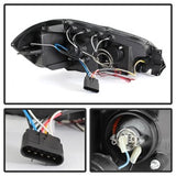 Spyder Signature Chevrolet Impala/Monte Carlo 06-13 Replaceable LEDs Halo LED Projector Headlights High H1/Low H1 Included Black Smoke