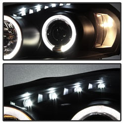 Spyder Signature Chevrolet Impala/Monte Carlo 06-13 Replaceable LEDs Halo LED Projector Headlights High H1/Low H1 Included Black Smoke