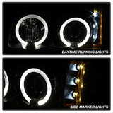 Spyder Chevy Silverado 1500/2500/3500 03-06 / Chevy Silverado 1500HD 03-07 / Chevy Silverado 2500HD 03-06 / Chevy Avalanche 02-06 Projector Headlights - LED Halo - LED