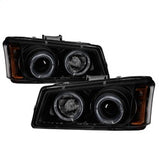 Spyder Chevy Silverado 1500/2500/3500 03-06 / Chevy Silverado 1500HD 03-07 / Chevy Silverado 2500HD 03-06 / Chevy Avalanche 02-06 Projector Headlights - LED Halo - LED