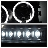 Spyder Signature Dodge Charger 06-10 Replaceable LEDs Halo LED Projector Headlights Halogen Model Only Not Compatible w/Xenon/HID Model