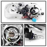 Spyder Signature Ford Expedition/F-150 97-02 1 pc. Halo LED Projector Headlights Replaceable LEDs High 9005/Low H3 Included