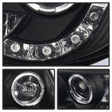 Spyder Signature Toyota Tacoma 05-11 Replaceable LEDs Halo LED Projector Headlights High H1/Low H1 Included Black Smoke