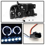 Spyder Signature Ford F-150 04-08 Version 2 CCFL Halo LED Projector Headlights Replaceable LEDs High H1 And Low 9006 Included