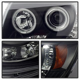 Spyder Signature Toyota Tacoma 05-11 Replaceable LEDs CCFL Halo LED Projector Headlights High H1/Low H1 Included Black Smoke