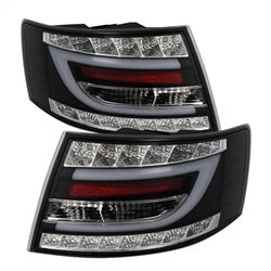 Spyder Audi A6 06-08 Incandescent Model Only Light Bar LED Tail Lights Not Compatible w/LED Model Black