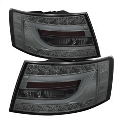 Spyder Audi A6 06-08 Incandescent Model Only Light Bar LED Tail Lights Not Compatible w/LED Model Smoke