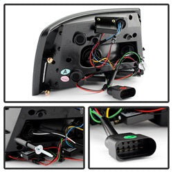 Spyder Audi A6 06-08 Incandescent Model Only Light Bar LED Tail Lights Not Compatible w/LED Model Smoke