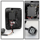 Spyder Jeep Wrangler (JK) 07-18 Black Smoke LED Tail Lights