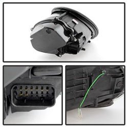 Spyder Signature Porsche 911 05-09 Xenon/HID Model Only DRL LED Projector Headlights Not Compatible With Halogen Model Black