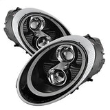 Spyder Signature Porsche 911 05-09 Halogen Model Only DRL LED Projector Headlights Not Compatible With Xenon/HID Model Black