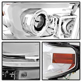 Spyder Signature Toyota Tundra 14-18 Light Bar DRL Projector Headlights Chrome