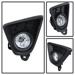 Spyder Mazda CX-5 13-15 w/Universal Switch OEM Fog Lights Clear