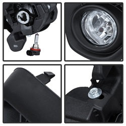 Spyder Mazda CX-5 13-15 w/Universal Switch OEM Fog Lights Clear