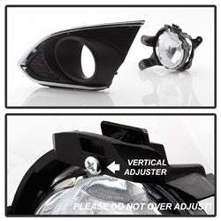 Spyder Chevrolet Spark 13-15 w/Universal Switch OEM Fog Lights Clear