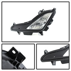 Spyder Hyundai Elantra 14-16 w/Switch OEM Fog Lights Clear