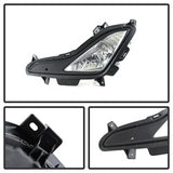Spyder Hyundai Elantra 14-16 w/Switch OEM Fog Lights Clear