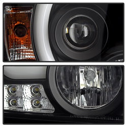 Spyder Signature GMC Sierra 1500/Sierra 2500 HD/Sierra 3500 HD 14-15 Light Bar DRL DRL Projector Headlights Black