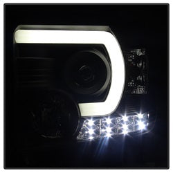 Spyder Signature GMC Sierra 1500/Sierra 2500 HD/Sierra 3500 HD 14-15 Light Bar DRL DRL Projector Headlights Black