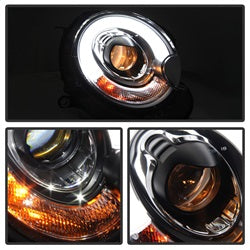 Spyder Signature Mini Cooper 07-12 Halogen Model Only Projector Headlights Not Compatible With Xenon/HID Model Black