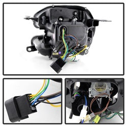Spyder Signature Mini Cooper 10-12 Xenon/HID Model Only Projector Headlights Not Compatible w/Halogen Model Black