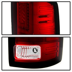 Spyder GMC Sierra 1500/Sierra 2500 HD/Sierra 3500 HD 14-16 Red Clear LED Tail Lights