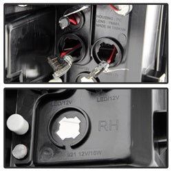 Spyder GMC Sierra 1500/Sierra 2500 HD/Sierra 3500 HD 14-16 Red Clear LED Tail Lights