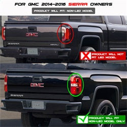 Spyder GMC Sierra 1500/Sierra 2500 HD/Sierra 3500 HD 14-16 Red Clear LED Tail Lights